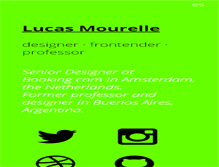 Tablet Screenshot of lucasmourelle.com